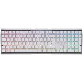 Cherry MX 3.0S Wireless, Mechanical Gaming Keyboard, Bluetooth, 2.4 GHz & Wired Mode, RGB Lighting, Aluminum Housing, Rechargeable, MX RED Switches, White in Kuwait