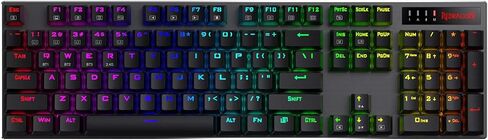 Redragon K556 PRO Upgraded Wireless RGB Gaming Keyboard, BT/2.4Ghz Tri-Mode Aluminum Mechanical Keyboard w/No-Lag Connection, Hot-Swap Linear Quiet Red Switch in Saudi Arabia