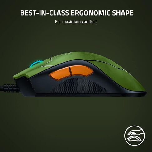 Razer DeathAdder V2 X HyperSpeed: Award-Winning Ergonomic Design - Ultra-Fast Wireless - 235hr Battery Life - 7 Programmable Buttons - Gen 2 Mechanical Switches - 5G 14K DPI Optical Sensor in Kuwait