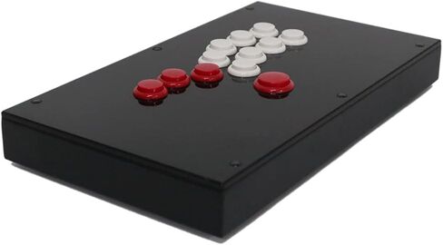 TruBoost RAC-J800B-PC All Buttons Hitbox Style Arcade Joystick Fight Stick Game Controller For PC Sanwa OBSF-24 30 in Kuwait