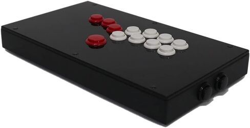 TruBoost RAC-J800B-PC All Buttons Hitbox Style Arcade Joystick Fight Stick Game Controller For PC Sanwa OBSF-24 30 in Kuwait