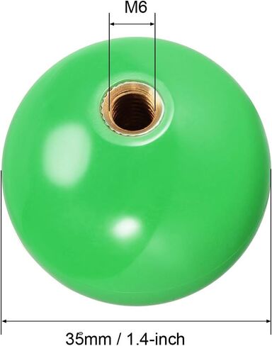 uxcell Joystick الكرة الأعلى مقبض روكر رئيس جولة ممر القتال لعبة DIY قطع استبدال الأخضر in Saudi Arabia