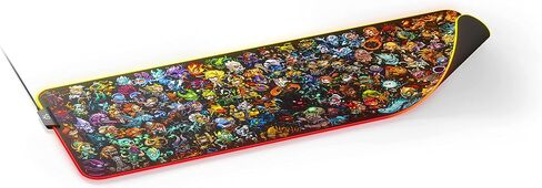 SteelSeries QcK Gaming Surface - XL RGB Prism Cloth Optimized for Gaming Sensors - Destiny 2 Limited Edition Design in Saudi Arabia