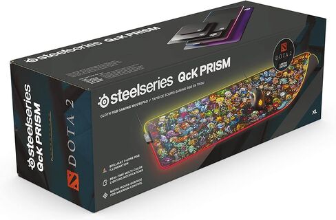 SteelSeries QcK Gaming Surface - XL RGB Prism Cloth Optimized for Gaming Sensors - Destiny 2 Limited Edition Design in Saudi Arabia