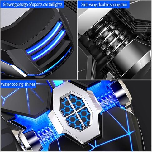 EastyGold Gaming Mouse Wired Game Mice USB Silent Optical Mouse 3200DPI RGB Colorful Gradient Backlit 7 Buttons for Desktop Laptop Computer Gamer PC Windows Mac in Saudi Arabia