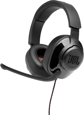 JBL Quantum 200 - Wired Over-Ear Gaming Headphones - Black, Large in Saudi Arabia