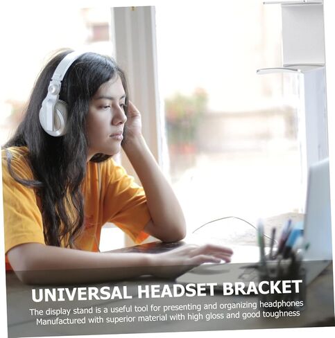 UKCOCO 1 Set Headset Headphone Hook Headset Hook Under Desk Headphone Mount Headset Hanger Metal Clothes Rack PC Headphones Plastic Hook Gaming Headphone Holder Headphone Hanger Computer in Saudi Arabia
