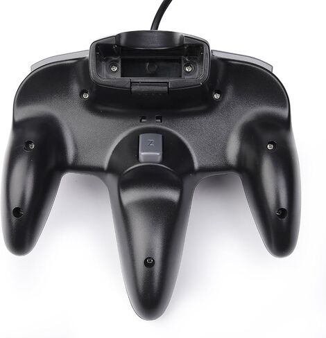 [USB Version] Classic N64 Controller, SAFFUN N64 Wired USB PC Game pad Joystick, N64 Bit USB Wired Game Stick for Windows PC MAC Linux Genesis Raspberry Pi Retropie Emulator [Plug & Play] (Black) in Kuwait