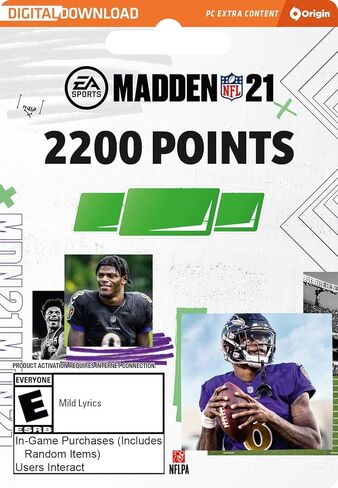 MADDEN NFL 21 - MUT 500 Points Pack - Origin PC [Online Game Code] in Saudi Arabia