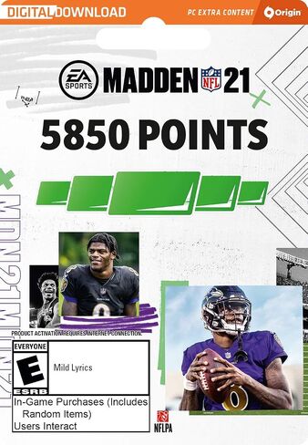 MADDEN NFL 21 - MUT 500 Points Pack - Origin PC [Online Game Code] in Saudi Arabia