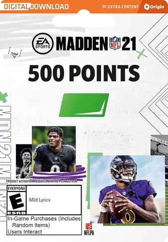 MADDEN NFL 21 - MUT 500 Points Pack - Origin PC [Online Game Code] in Saudi Arabia