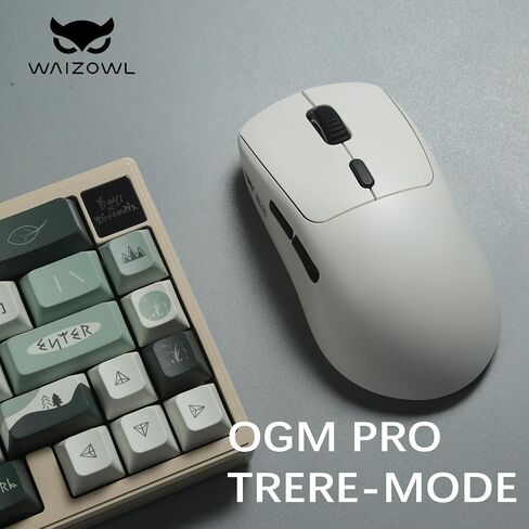 WAIZOWL OGM ONE Wireless Wired Mouse 75g Lightweight Dual Mode Professional ESports PC Gaming Mice Ergonomic Type C Rechargeable in Kuwait