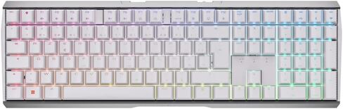 Cherry MX 3.0S Wireless, Mechanical Gaming Keyboard, Bluetooth, 2.4 GHz & Wired Mode, RGB Lighting, Aluminum Housing, Rechargeable, MX RED Switches, Black in Saudi Arabia