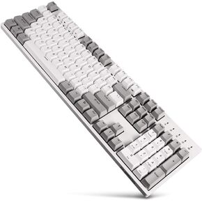 DURGOD Taurus K310 Mechanical Keyboard | 104 Keys Full Size | USB C Wired | Doubleshot PBT Keycaps | Programmable Keys | NKRO Rollover | for Windows & Mac | Cherry MX Brown, Grey in Saudi Arabia