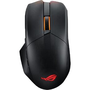 ASUS ROG Chakram X Origin Gaming Mouse, Tri-Mode connectivity (2.4GHz RF, Bluetooth, Wired), 36000 DPI Sensor, 11 programmable Buttons, Detachable Joystick, Paracord Cable, Black