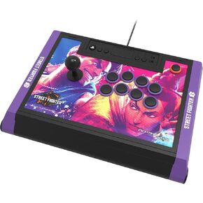 HORI PlayStation 5 Fighting Stick Alpha (Street Fighter 6 Edition) - Tournament Grade Fightstick for PS5, PS4, PC - Officially Licensed by Sony in Kuwait