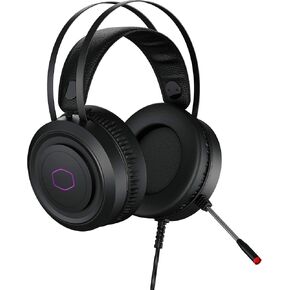 Cooler Master CH321 Gaming Headset - Over-Ear Headphones, 50mm Neodymium Audio Drivers, Omni-Directional Microphone, Removeable PU-Leather Ear Cups, PC & Console Compatible - USB Type A in Kuwait