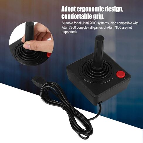 GOWENIC Pc Game Joysticks, Retro Classic 3D Analog Joystick Controller Game Control for Atari 2600, Pc Gaming Controller Game Accessories in Saudi Arabia