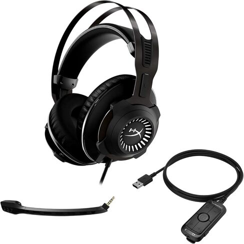 HyperX Cloud Revolver - Gaming Headset 7.1 Surround Sound & Alloy Origins Core - Tenkeyless Mechanical Gaming Keyboard, Software Controlled Light & Macro Customization in Saudi Arabia