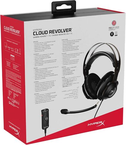 HyperX Cloud Revolver - Gaming Headset 7.1 Surround Sound & Alloy Origins Core - Tenkeyless Mechanical Gaming Keyboard, Software Controlled Light & Macro Customization in Saudi Arabia