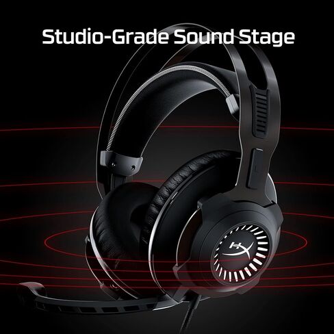 HyperX Cloud Revolver - Gaming Headset 7.1 Surround Sound & Alloy Origins Core - Tenkeyless Mechanical Gaming Keyboard, Software Controlled Light & Macro Customization in Saudi Arabia