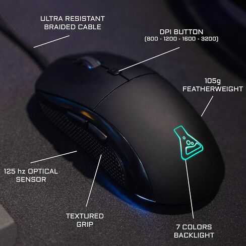 G-LAB Combo Selenium - 4 in 1 Gaming Set - Backlit QWERTY Gaming Keyboard, 3200 DPI Gaming Mouse, Headset Gaming, Non-Slip Mouse Pad – Gamer Pack Compatible with PC/PS4/PS5/Xbox One/Xbox Series X in Saudi Arabia
