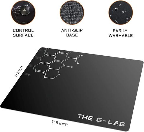 G-LAB Combo Selenium - 4 in 1 Gaming Set - Backlit QWERTY Gaming Keyboard, 3200 DPI Gaming Mouse, Headset Gaming, Non-Slip Mouse Pad – Gamer Pack Compatible with PC/PS4/PS5/Xbox One/Xbox Series X in Saudi Arabia