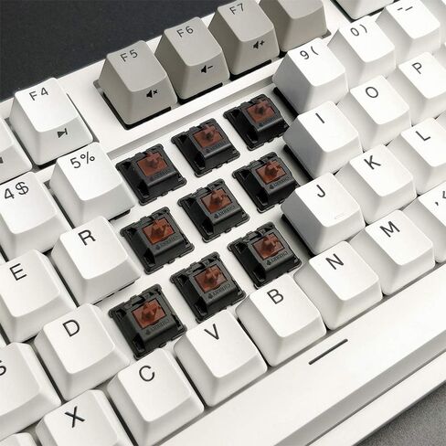 DURGOD Taurus K310 Mechanical Keyboard | 104 Keys Full Size | USB C Wired | Doubleshot PBT Keycaps | Programmable Keys | NKRO Rollover | for Windows & Mac | Cherry MX Brown, Grey in Kuwait