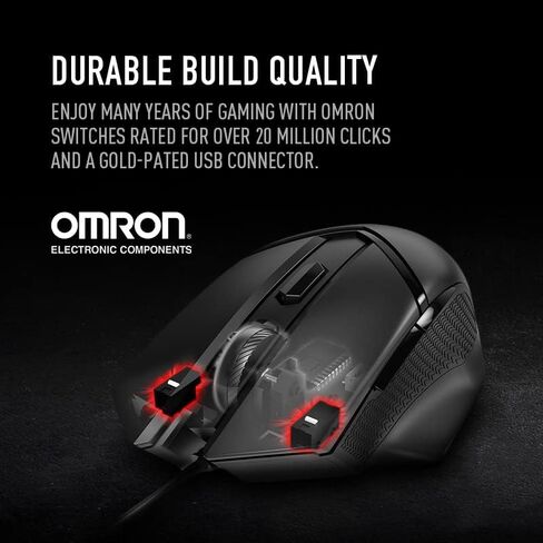 MSI Clutch GM11 Gaming Mouse, 5000 DPI, 10M Omron Switches, Optical Sensor, Symmetrical Ergonomic Design, RGB Mystic Light Compatible, PC/Mac,graphite in Saudi Arabia