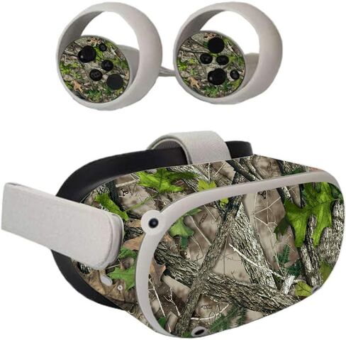 MIGHTY SKINS Skin Compatible with Oculus Quest 2 - HTC Green Protective, Durable, and Unique Vinyl Decal wrap Cover Easy to Apply, Remove, and Change Styles Made in The USA (OCQU2-Htc Green) in Saudi Arabia