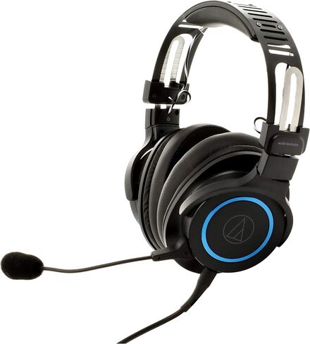 Audio-Technica ATH-G1 Premium Gaming Headset for PS5&Xbox Series X, Laptops, and PCs, with 3.5 mm Wired Connection, Detachable Mic, Black in Saudi Arabia