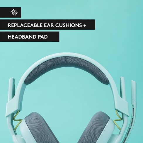 ASTRO Gaming A10 Gaming Headset Gen 2 Wired Headset - Over-Ear Gaming Headphones with flip-to-Mute Microphone, 32 mm Drivers, for Playstation 5, Playstation 4, Nintendo Switch, PC, Mac - Black in Saudi Arabia