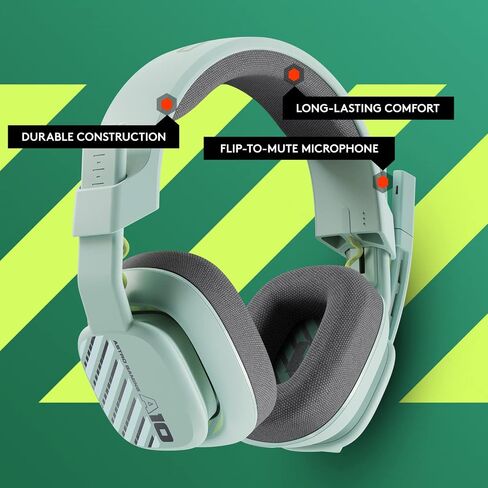 ASTRO Gaming A10 Gaming Headset Gen 2 Wired Headset - Over-Ear Gaming Headphones with flip-to-Mute Microphone, 32 mm Drivers, for Playstation 5, Playstation 4, Nintendo Switch, PC, Mac - Black in Saudi Arabia