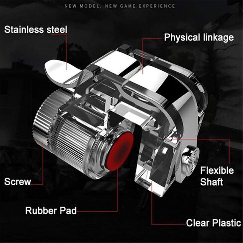 PUBG Mobile Game Controller for Fornite/Knives Out/Rules of Survival/Call of Duty, Phone Mobile Game Trigger Press Shooting Button Handle L1 R1 for Android iPhone iOS in Saudi Arabia