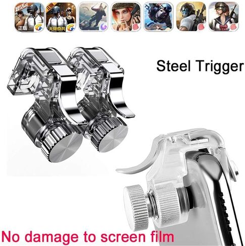 PUBG Mobile Game Controller for Fornite/Knives Out/Rules of Survival/Call of Duty, Phone Mobile Game Trigger Press Shooting Button Handle L1 R1 for Android iPhone iOS in Saudi Arabia