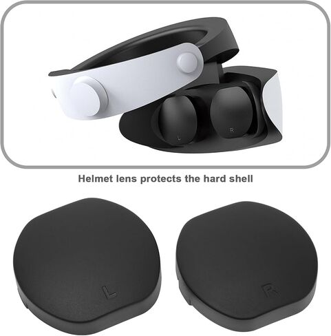 زوج واحد من واقي العدسات ومجموعتين من وسادات السيليكون المتوافقة مع سماعة الرأس PS VR2 وغطاء غبار عدسة التحكم VR2 Sense وغطاء حماية ناعم ورقعة من السيليكون in Saudi Arabia