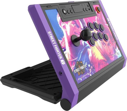 HORI PlayStation 5 Fighting Stick Alpha (Street Fighter 6 Edition) - Tournament Grade Fightstick for PS5, PS4, PC - Officially Licensed by Sony in Saudi Arabia