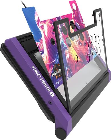 HORI PlayStation 5 Fighting Stick Alpha (Street Fighter 6 Edition) - Tournament Grade Fightstick for PS5, PS4, PC - Officially Licensed by Sony in Saudi Arabia