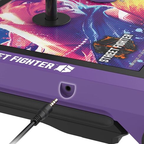 HORI PlayStation 5 Fighting Stick Alpha (Street Fighter 6 Edition) - Tournament Grade Fightstick for PS5, PS4, PC - Officially Licensed by Sony in Saudi Arabia