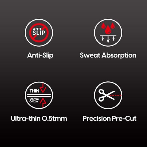 Pulsar Gaming Gears SUPERGRIP Griptape Set for Razer Basilisk V3 Pro Sweat Absorbing High Performance Anti Slip 3M Adhesive no Residue Mouse Grip Tape Ultra-Thin 0.5mm (0.02in) in Saudi Arabia