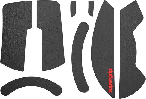 Pulsar Gaming Gears SUPERGRIP Griptape Set for Razer Basilisk V3 Pro Sweat Absorbing High Performance Anti Slip 3M Adhesive no Residue Mouse Grip Tape Ultra-Thin 0.5mm (0.02in) in Saudi Arabia