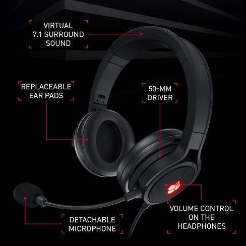 CHERRY HC 2.2 Headset (kabelgebunden, ohrumschließend) سماعة الرأس أسود in Saudi Arabia