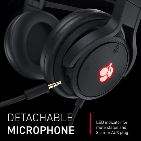 CHERRY HC 2.2 Headset (kabelgebunden, ohrumschließend) سماعة الرأس أسود in Saudi Arabia