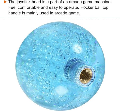 MECCANIXITY Joystick Handle Top Ball Head M6 Blue Easy to Install for Arcade Game Part 2 Pack in Saudi Arabia