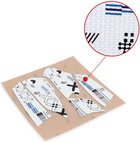 HUYUN Mouse Side Panels/Anti Sweat Paste Grip Tape Replacement for Logit G502 X Lightspeed Wireless/Wired / G502 X Plus Gaming Mouse (G502 X Black Grip Tape) in Kuwait