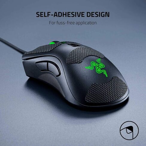 Razer Universal Grip Tape for Gaming Peripherals and Devices: Anti-Slip Grip Tape - 4 Pre-Cut, All Purpose Shapes - Self-Adhesive Design in Saudi Arabia