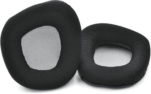 Replacement Ear Pads Foam Ear Cushion Pillow Parts Cover Compatible with Corsair Void RGB Elite USB Premium Gaming Headset (Black Ear Pads) in Saudi Arabia