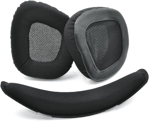 Replacement Ear Pads Foam Ear Cushion Pillow Parts Cover Compatible with Corsair Void RGB Elite USB Premium Gaming Headset (Black Ear Pads) in Saudi Arabia