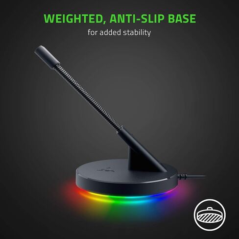 ماوس الألعاب السلكي Razer Basilisk v2: مستشعر بصري 20K DPI، أسرع مفتاح ماوس للألعاب، إضاءة Chroma RGB، 11 زرًا قابلاً للبرمجة، أسود كلاسيكي in Saudi Arabia