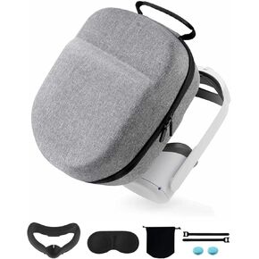 Retear Carrying Case for Meta/Oculus Quest 2 Accessories, Fits Elite Strap Battery Version and Kiwi Design/BOBOVR Headstrap, Lightweight and Portable Full Protection for Travel and Home Storage in Kuwait